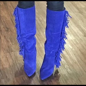 SOLD! Betsey Johnson Zohara Fringe Boots